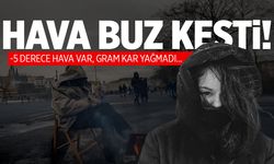 Manisa'da hava buz kesti! Eksilerdeyiz...