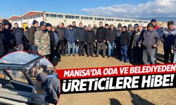 Manisa'da oda ve belediyeden üreticilere hibe!