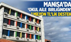 Manisa'da okula 1 milyon TL'lik destek