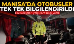 Manisa'da terminalleri polis ekipleri denetledi!