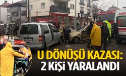 Manisa’da U dönüşü kazası: İki araç çarpıştı!