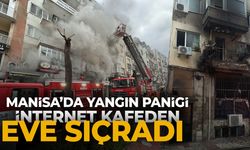 Manisa'da yangın dükkandan eve sıçradı: 5 kişi etkilendi!