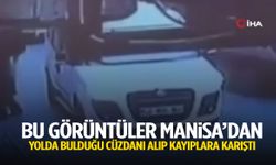Manisa’da yerde bulduğu cüzdanı alıp motosikletle uzaklaştı!