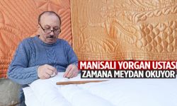 Manisalı yorgan ustası zamana meydan okuyor!