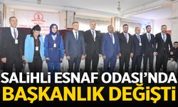 Salihli Esnaf Odası’nda başkanlık değişti