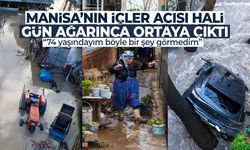 Manisa'yı sağanak vurdu! Hasar gün ağarınca ortaya çıktı!