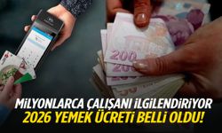 Milyonlarca çalışanı ilgilendiriyor… 2026 yemek ücreti belli oldu!