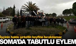 Soma’da tabutlu eylem... Alın terini geciktirmeyin!