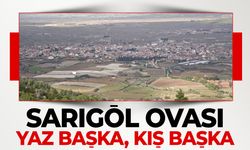 Sarıgöl Ovası yaz başka, kış başka