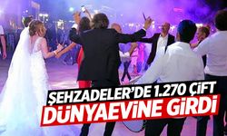 Şehzadeler'de bin 270 çift dünyaevine girdi