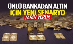 Ünlü bankadan altın için yeni senaryo