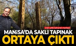 Manisa'da saklı tapınak ortaya çıktı! 2 bin yıllık...