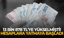 13 bin 878 TL'ye yükselmişti! Hesaplara yatmaya başladı