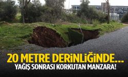 20 metre derinliğinde… Ege’de yağışlardan sonra ortaya çıktı!