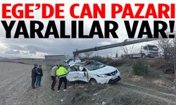 Araçlar şarampole uçtu, 2’si çocuk 3 yaralı!