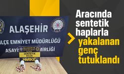 Manisa’da sentetik haplarla yakalanan genç tutuklandı