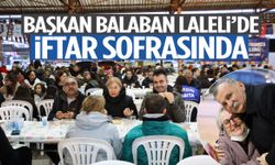 Başkan Balaban Laleli’de vatandaşla iftarda bir araya geldi