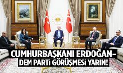 Cumhurbaşkanı Erdoğan-DEM Parti görüşmesi yarın!