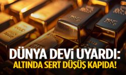 Dünya devi uyardı: Altında sert düşüş kapıda