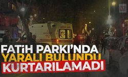 Fatih Parkı’nda şüpheli ölüm! Kanlar içinde bulundu…