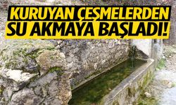 Manisa’da kuruyan çeşmelerden su akmaya başladı!