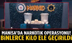 Manisa’da narkotik operasyonu! Binlerce kilo ele geçirildi…