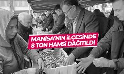 İlçe sakinlerine 8 ton hamsi dağıtıldı!