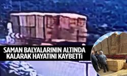 İzmir’de saman balyalarının altında kalarak hayatını kaybetti!