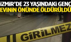 Bornova’da silahlı saldırı: 23 yaşındaki genç evinin önünde öldürüldü