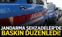 Jandarma Şehzadeler’de baskın düzenledi!
