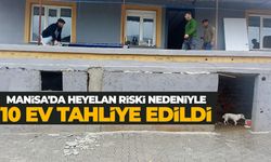 Manisa'da 10 ev tahliye edildi! Heyelan riski var...