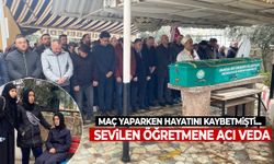 Manisa’da maç yaparken hayatını kaybeden öğretmen gözyaşlarıyla uğurlandı