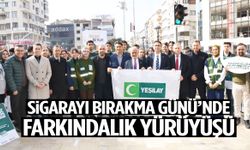 Manisa’da Sigarayı Bırakma Günü’nde farkındalık yürüyüşü