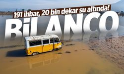 Manisa'da yağışların bilançosu ortaya çıktı!