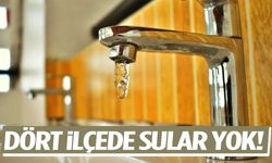 Manisa’da 4 ilçede sular kesildi!