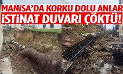 Manisa’da okul bahçesinde tehlike: İstinat duvarı çöktü!