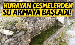 Manisa’da kuruyan çeşmelerden su akmaya başladı!