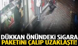 Manisa’da ilginç hırsızlık! Sigara paketini alıp uzaklaştı…