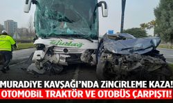 Muradiye Kavşağı’nda zincirleme kaza! Yaralılar var…