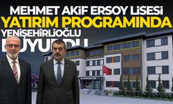 Mehmet Akif Ersoy Lisesi programa alındı! Okul yapılacak...