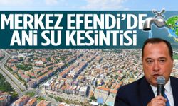 Merkez Efendi’de ani su kesintisi!