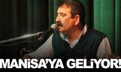 Ünlü türkücü Manisa’da konser verecek!