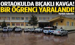 Ortaokulda bıçaklı kavga: 1 öğrenci yaralandı