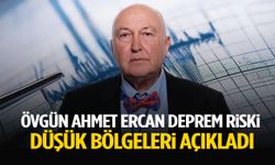Övgün Ahmet Ercan deprem riski düşük bölgeleri açıkladı!