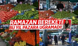 Ramazan bereketi bu yıl pazara uğramadı!