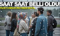 Manisa’da pazar günü için olan yapanlar dikkat... Saat saat belli oldu!