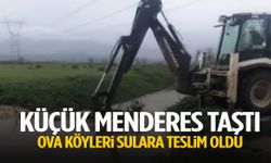 Sağanak felakete dönüştü… Ova köylerinde ekinler ve yollar zarar gördü!