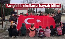 Sarıgöl’de okullarda bayrak bilinci