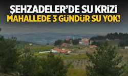 Şehzadeler’de su krizi… Mahallede 3 gündür su yok!