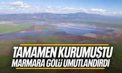 Tamamen kurumuştu... Marmara Gölü umutlandırdı!